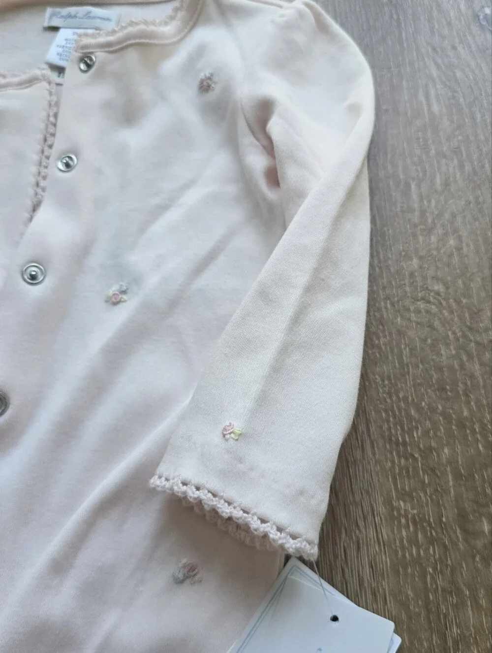 Ralph Lauren Baby Collection Floral Organic Cotton Interlock Coverall 9m 9 Month